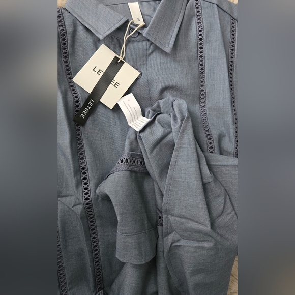 LETSEE Men's Cuban Guayabera Shirt #905 - Picture 4 of 13